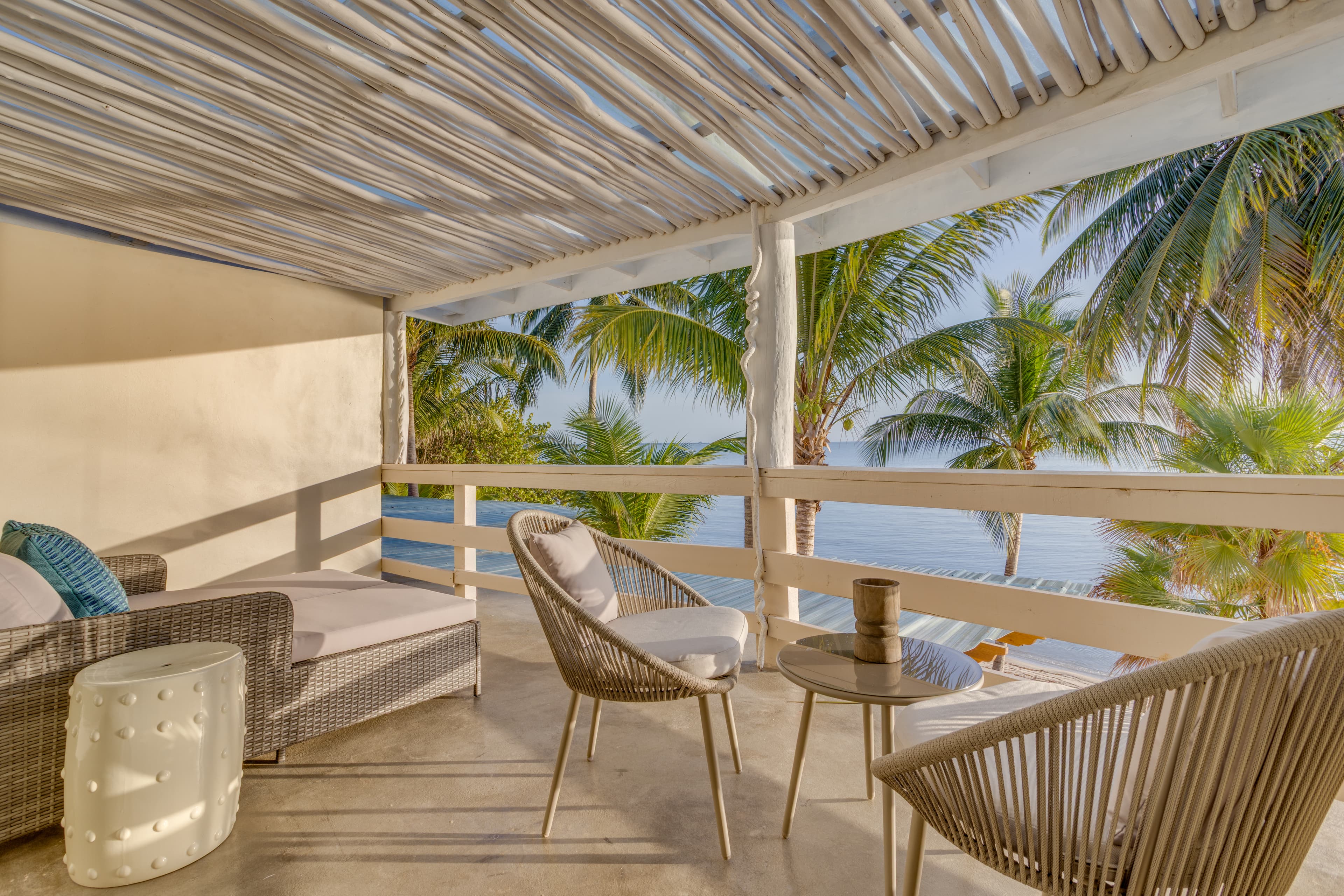 Your private verandah on the sea front