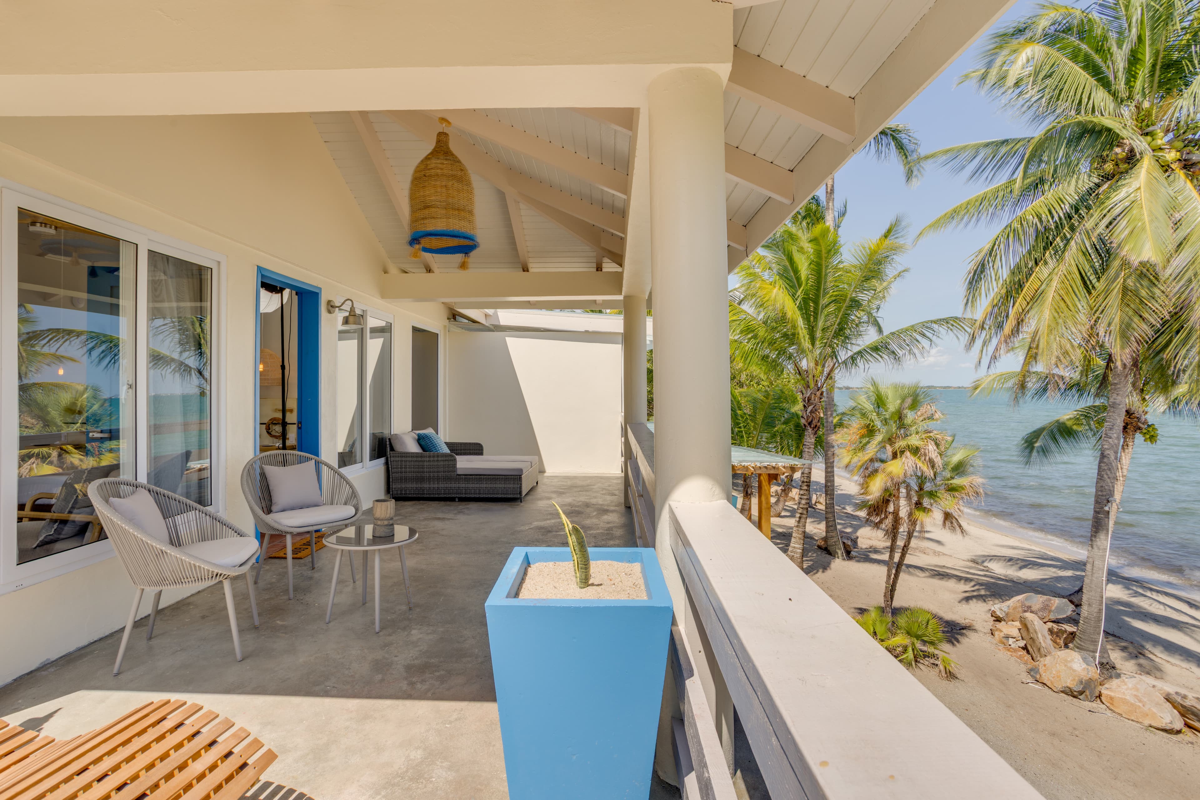 Your private verandah on the sea front