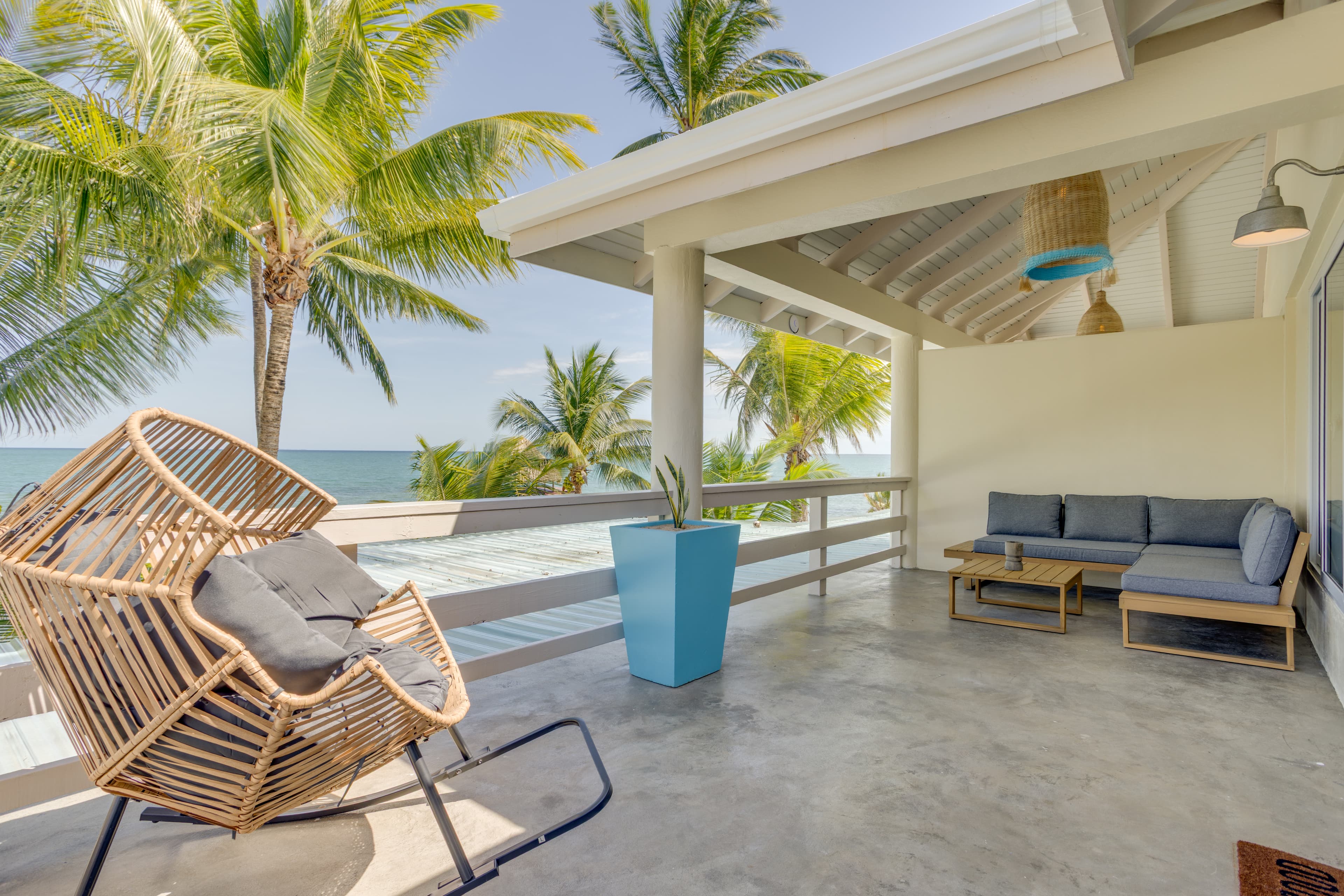 Your private verandah on the sea front