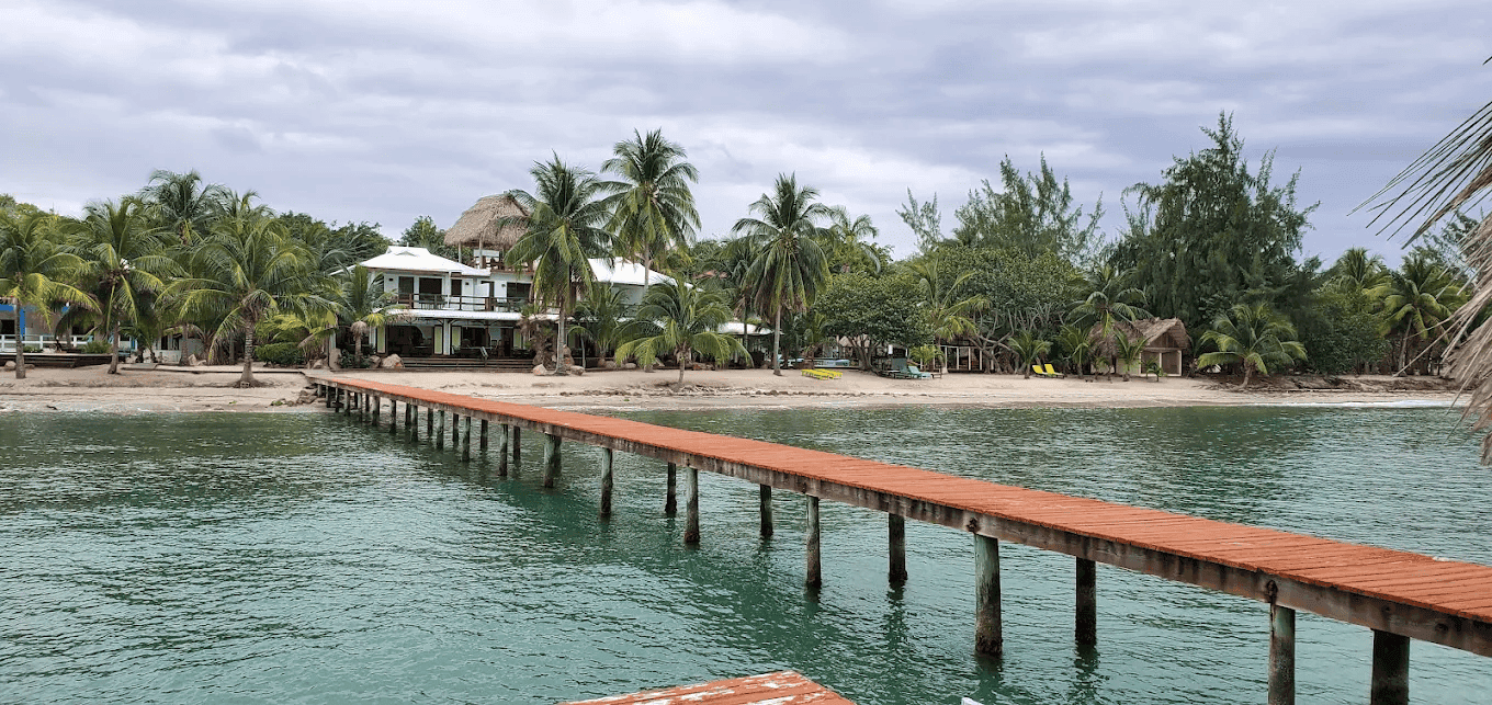 Old picture of Robert's Grove Resort in Placencia, now known as Blue Reef Beach Resort