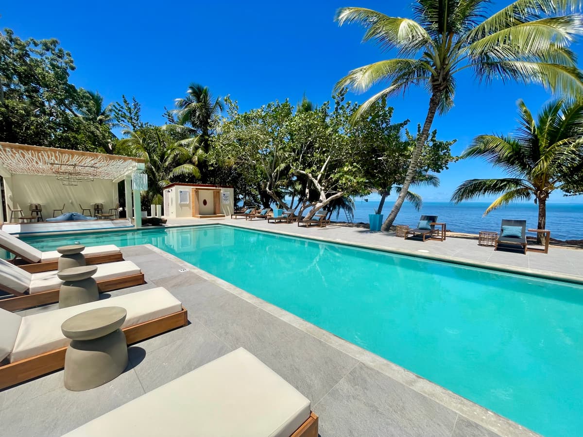 Pure Turquoise Stillness at Blue Reef Beach